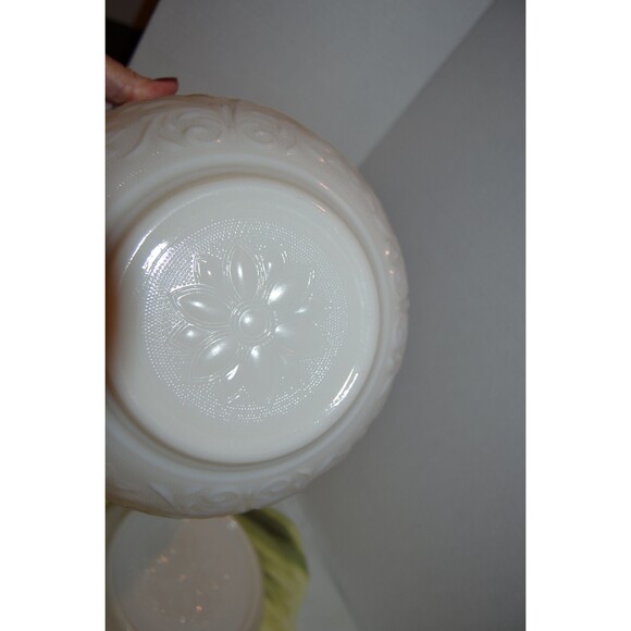 Vintage Punch Bowl with Six Cups and Stand Starburst Atomic Art Deco - Picture 5 of 5